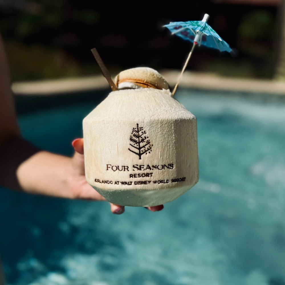 orlando hotels custom branded coconuts